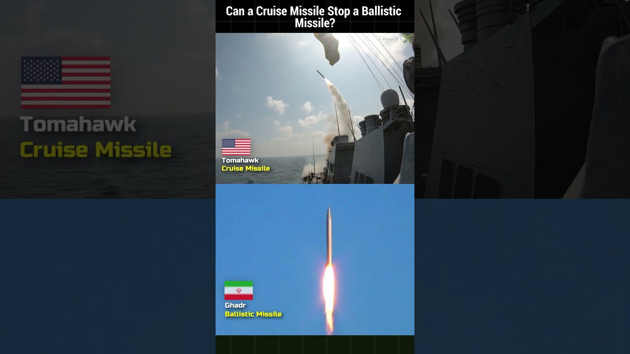 Tomahawk vs Ghadr: Cruise Missile vs Ballistic Missile Comparison