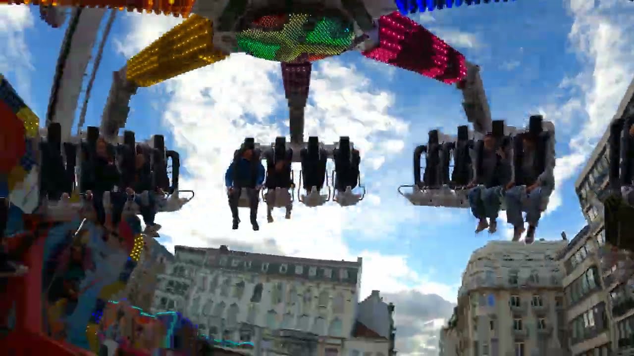 Onride: 'G force' ☄️ (Mounted) 4K/POV 2022 - Oktoberfoor Oostende