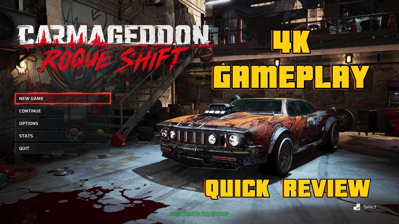 CARMAGEDDON ROGUE SHIFT 4K FIRST TIME GAMEPLAY WITH COMMENTARY ON PC/PS5/XBOX SERIES X/S & SWITCH 2