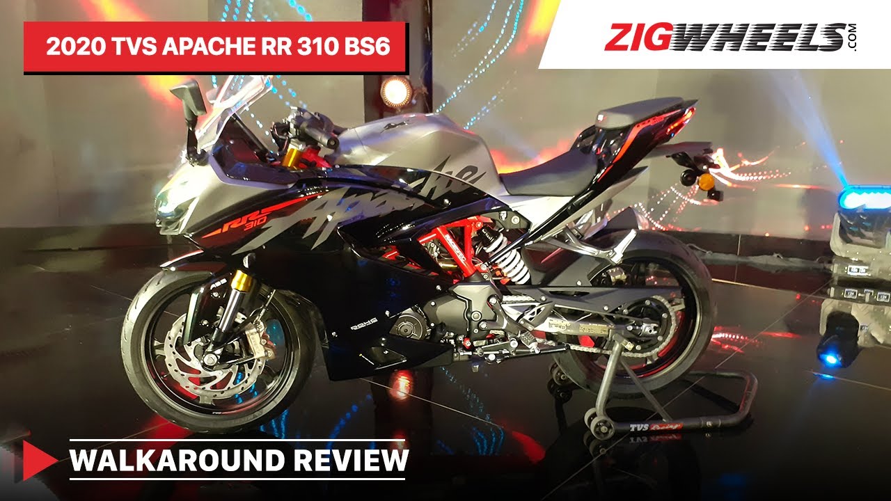 2020 TVS Apache RR 310 BS6 Launch Walkaround Review | Price, TFT screen, Top Speed & More |ZigWheels