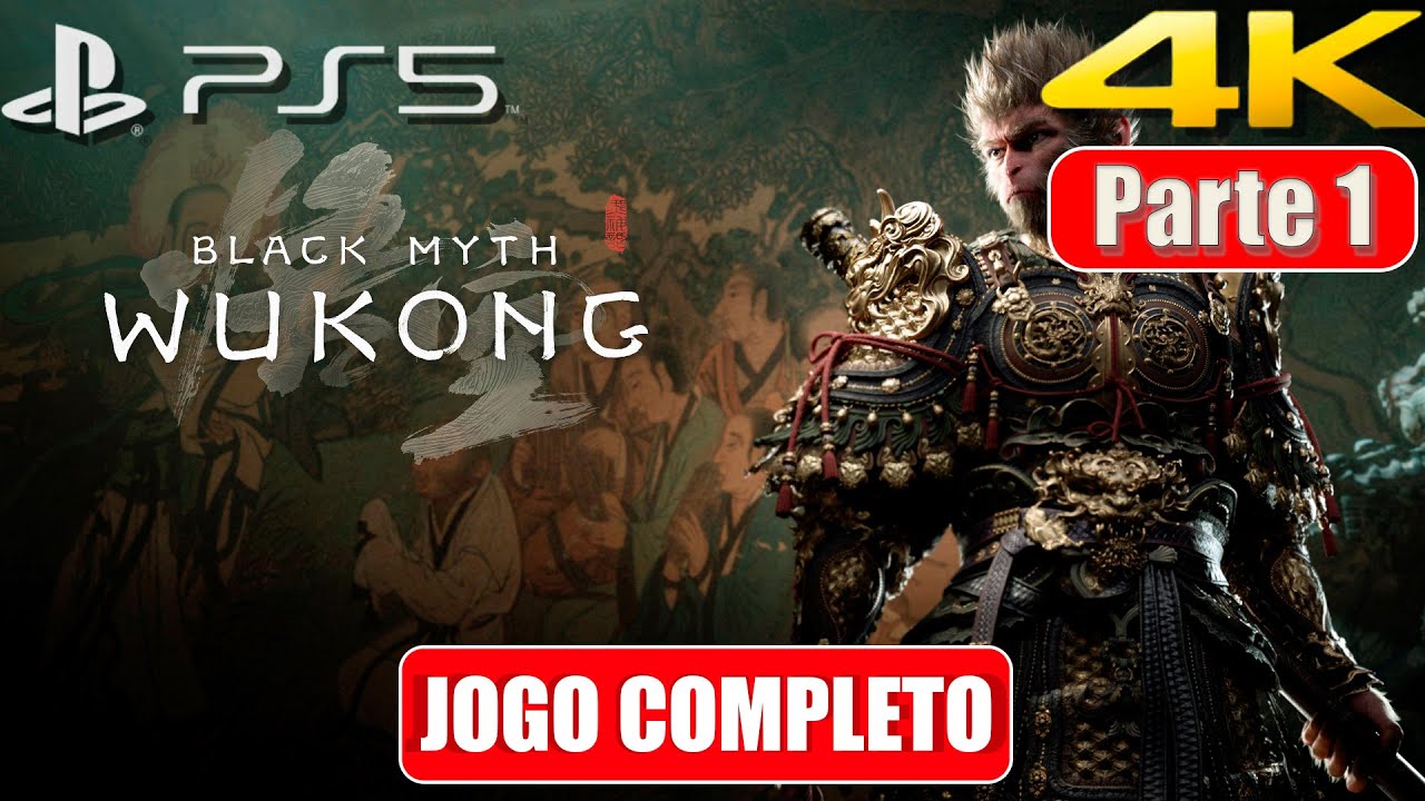 Black Myth: Wukong Jogo completo sem coment&aacute;rios - PS5 - [4K 60 FPS]