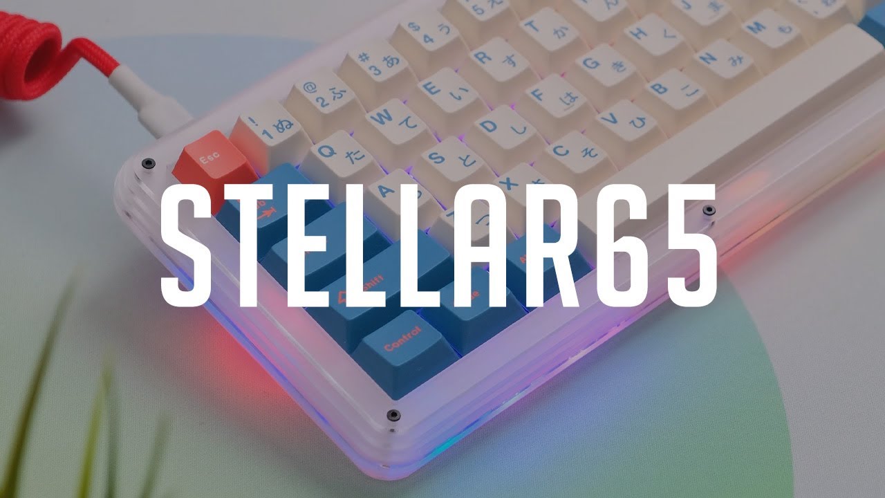 Stellar65 Sound Demo w/ JWK 'FROSTIES' Giant V4 Switches