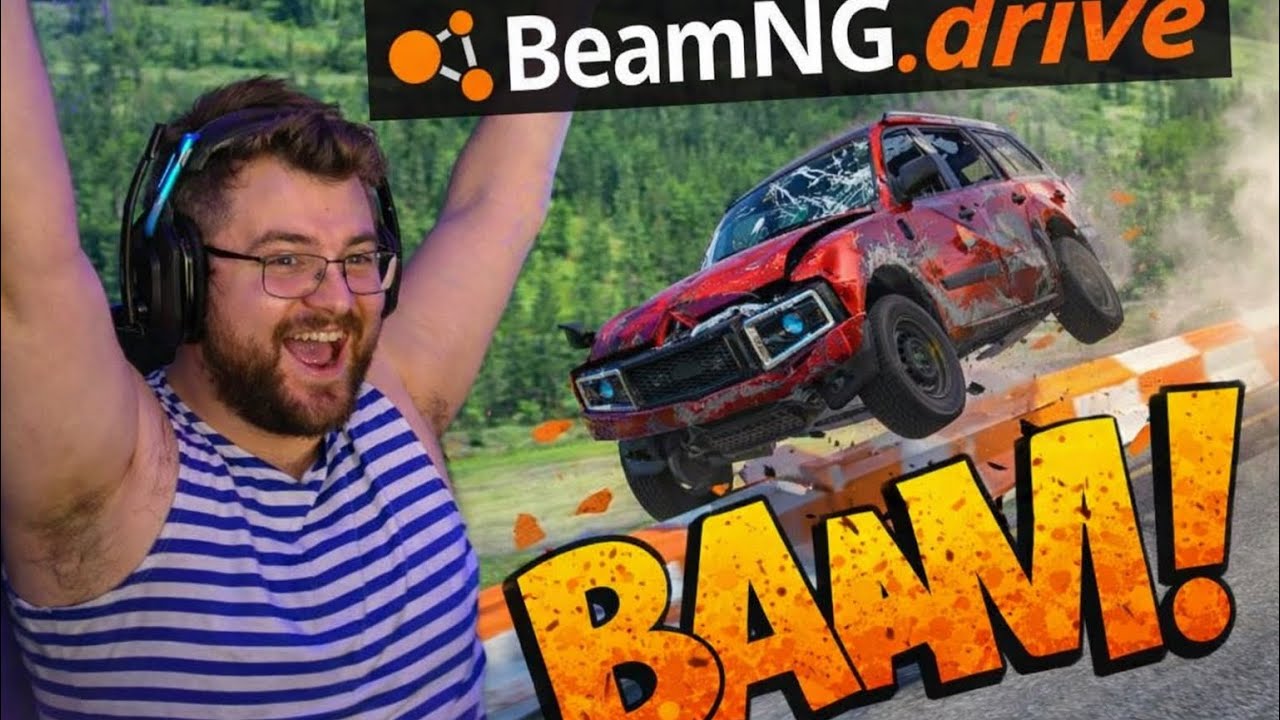 Auf der AUTOBAHN in die POLIZEI | BEAMNG DRIVE