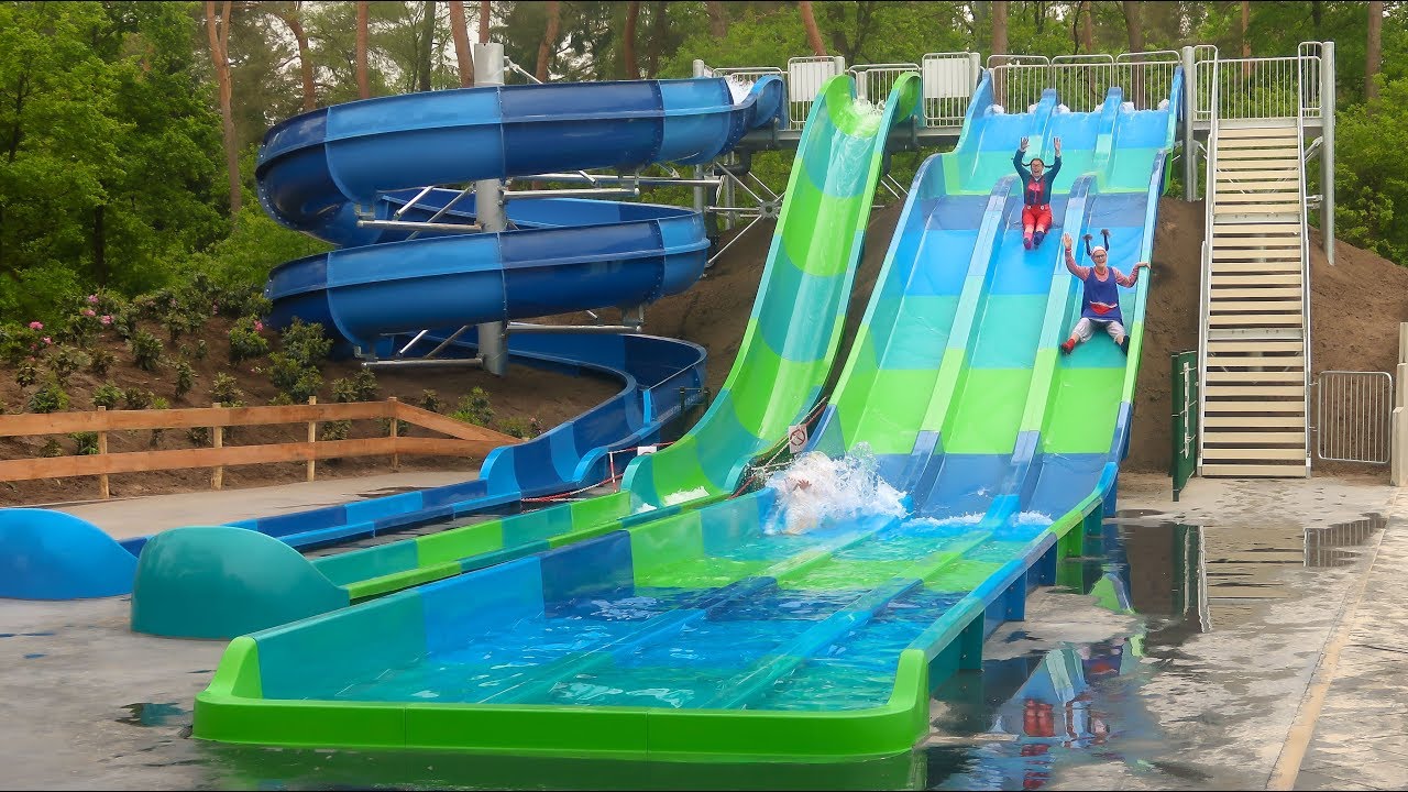 Nieuwe glijbanen op Camping de Paal!