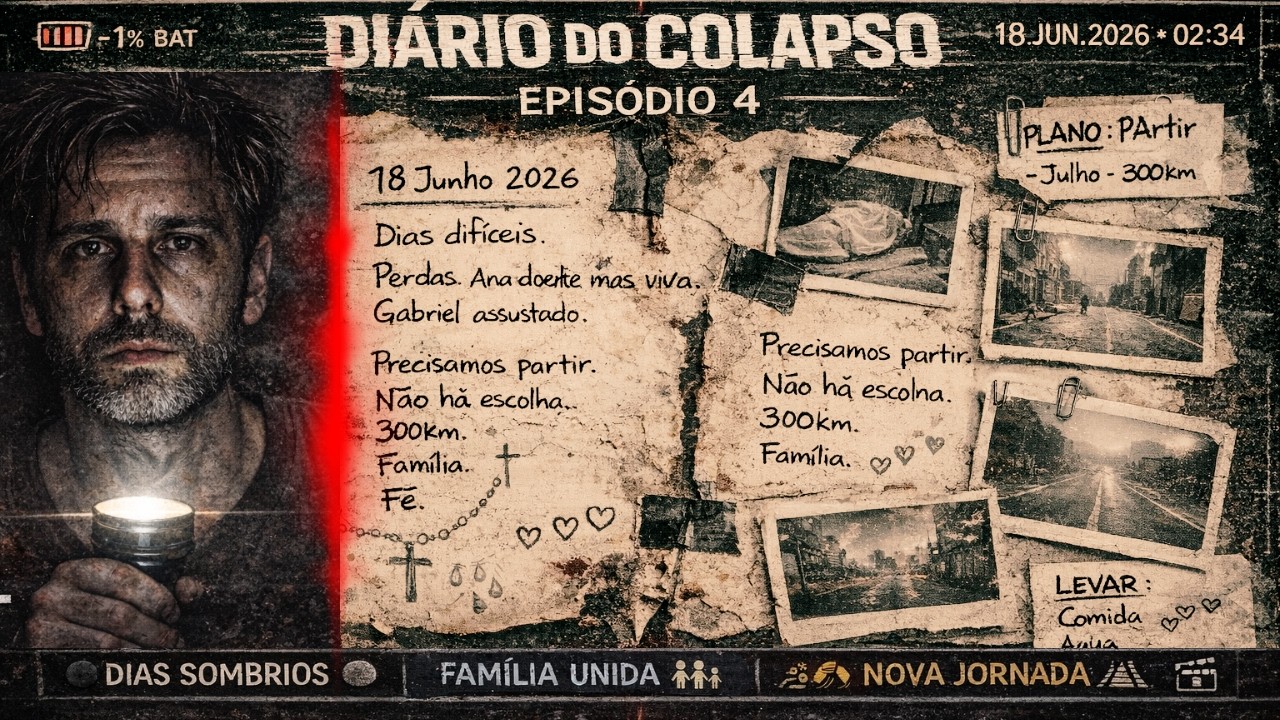 DIÁRIO DO COLAPSO – MÊS TRÊS - O Mês em Que Começou a Morrer Gente - EP4 
