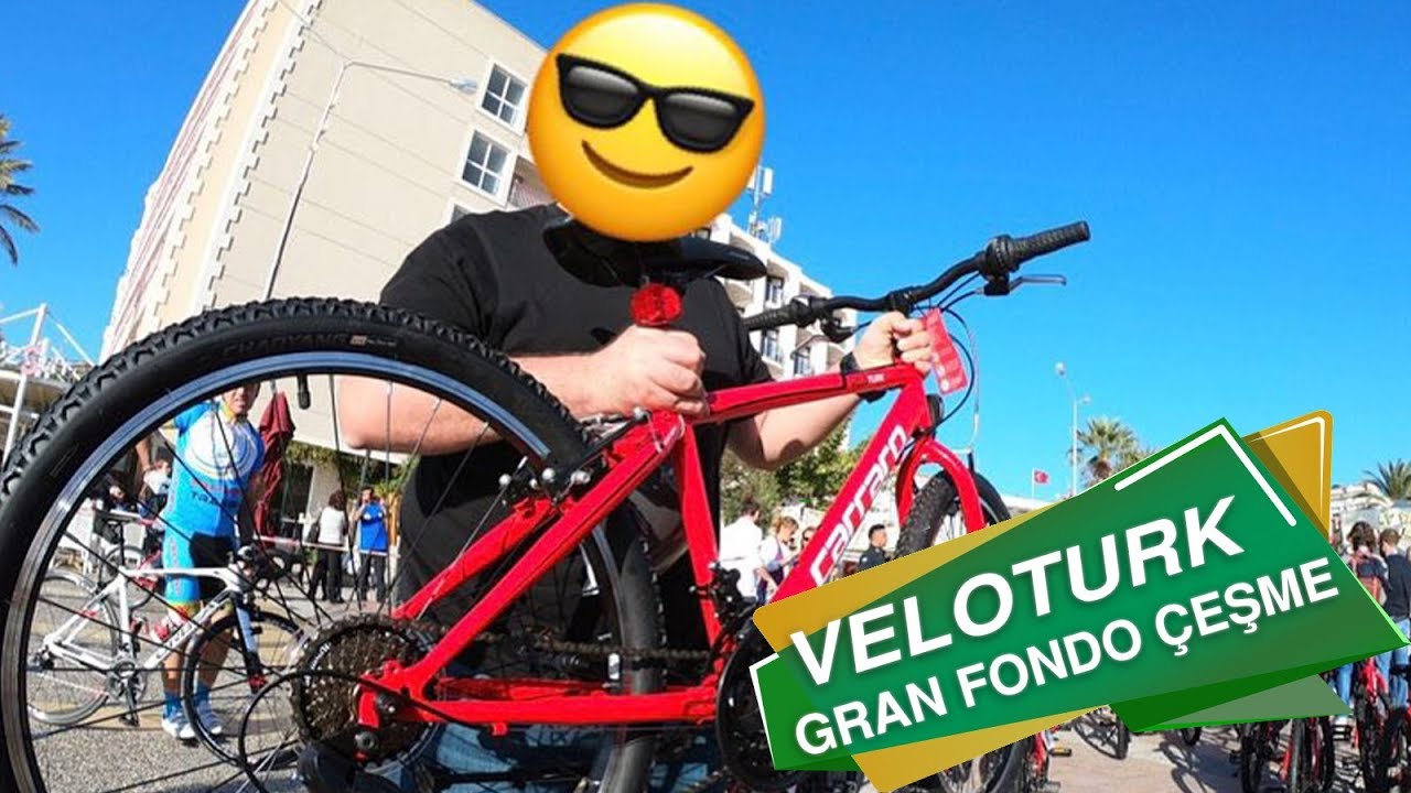 Çeşme'de çocuklara bisiklet dağıttım ve Veloturk Gran Fondo yarışını izledim!