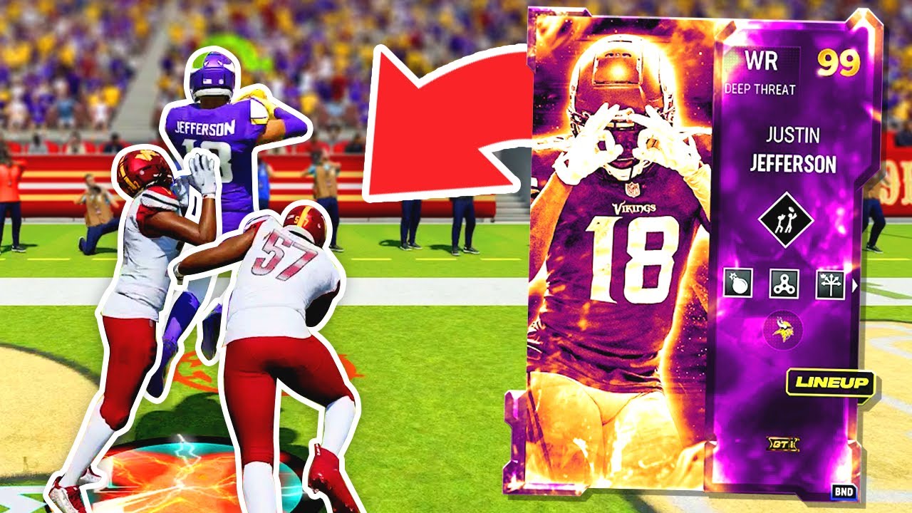 Golden Ticket Justin Jefferson Is God Tier! Mossing Everyone