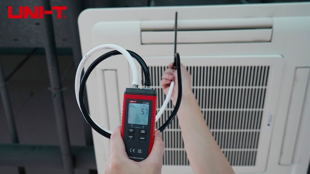 Portable Pressure Meter from UNI-T | UT366A Digital Manometer with 11 Units