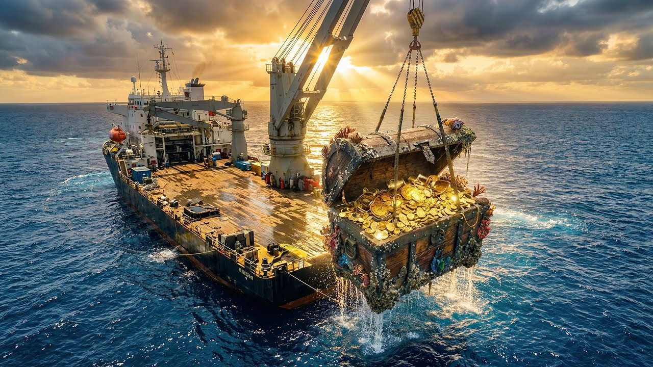$450 Million Treasure Found on the Ocean Floor — The Moment It Was Lifted