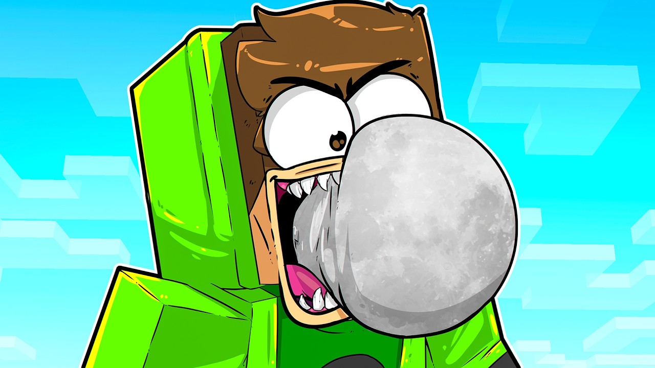 COMI a LUA INTEIRA no Minecraft!