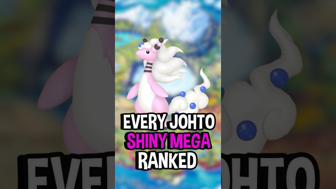 Every Johto Shiny Mega Evolution Ranked!