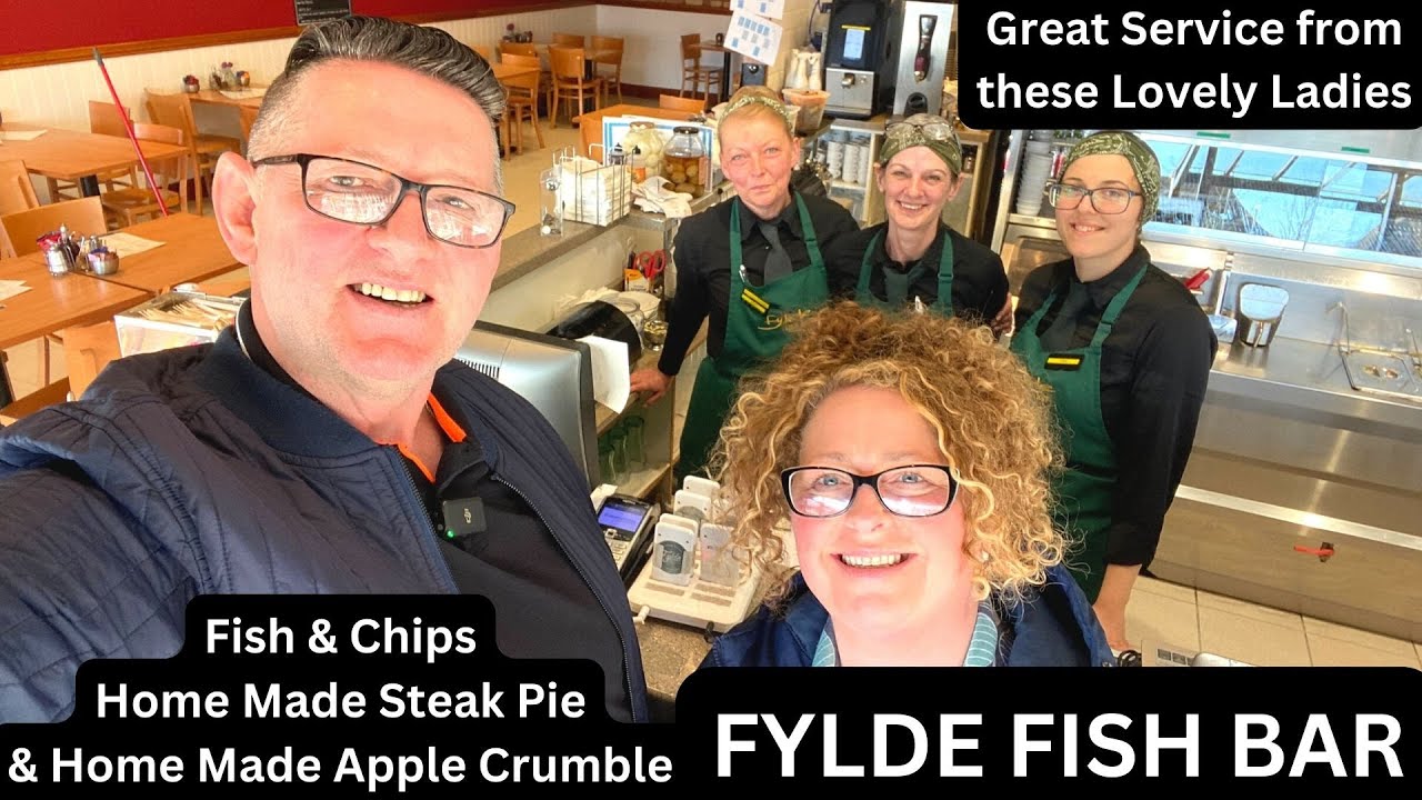 Fish and Chips Home Made Steak Pie and Apple Crumble with Custard