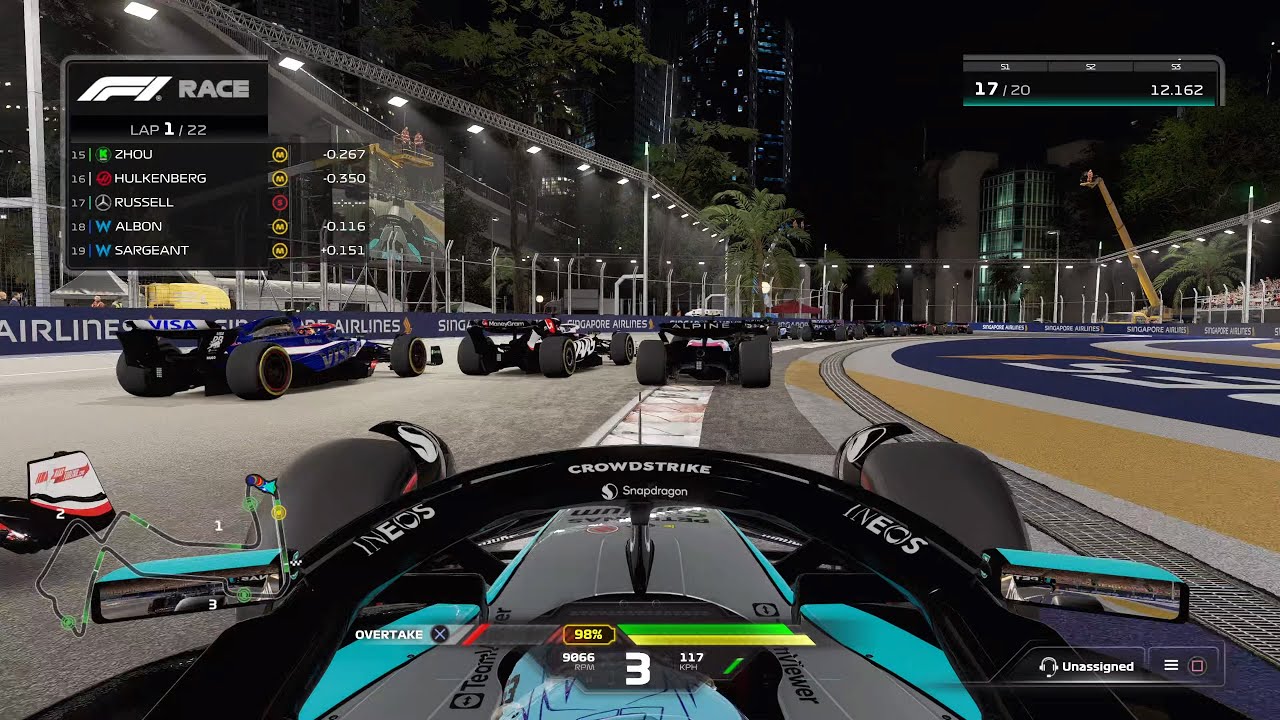 F1 24 | Round 18 | Singapore | Mercedes F1 W15 | Russell