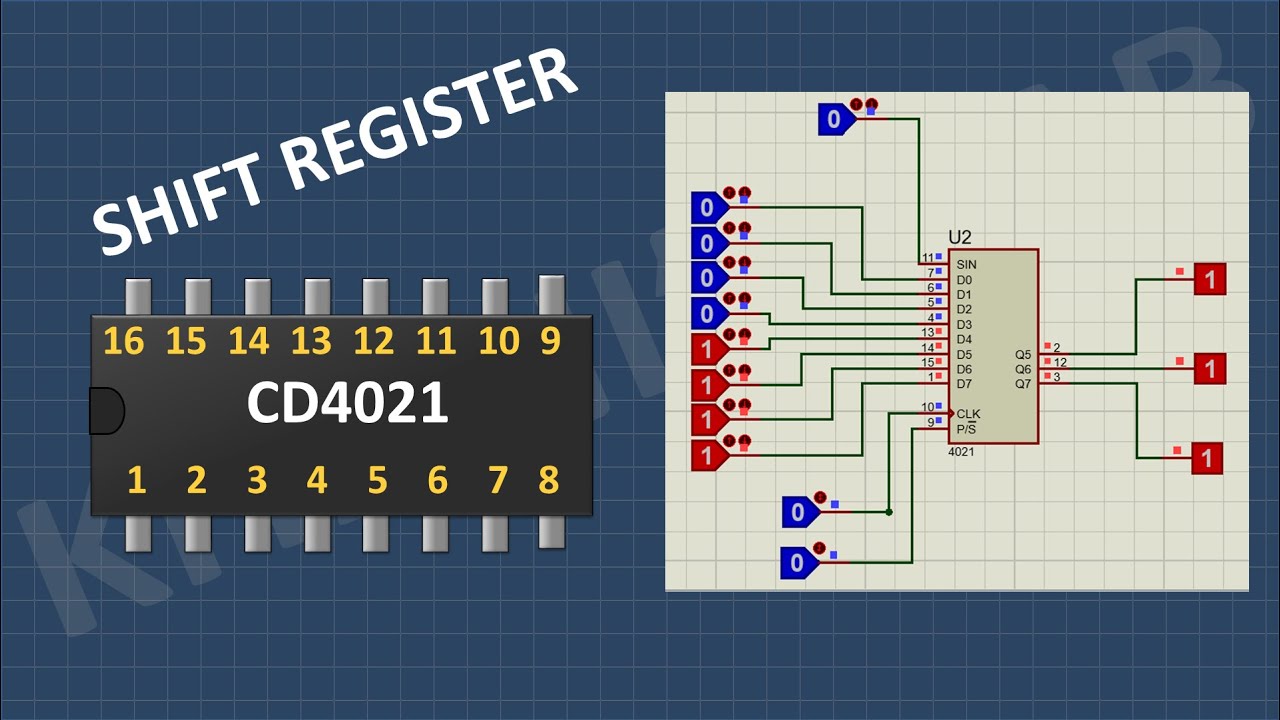 What is CD4021 IC | How CD4021 IC Works