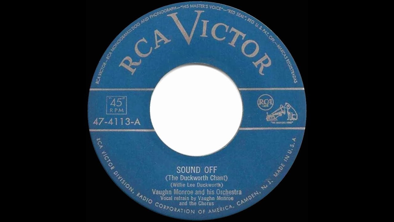 1951 HITS ARCHIVE: Sound Off (The Duckworth Chant) - Vaughn Monroe