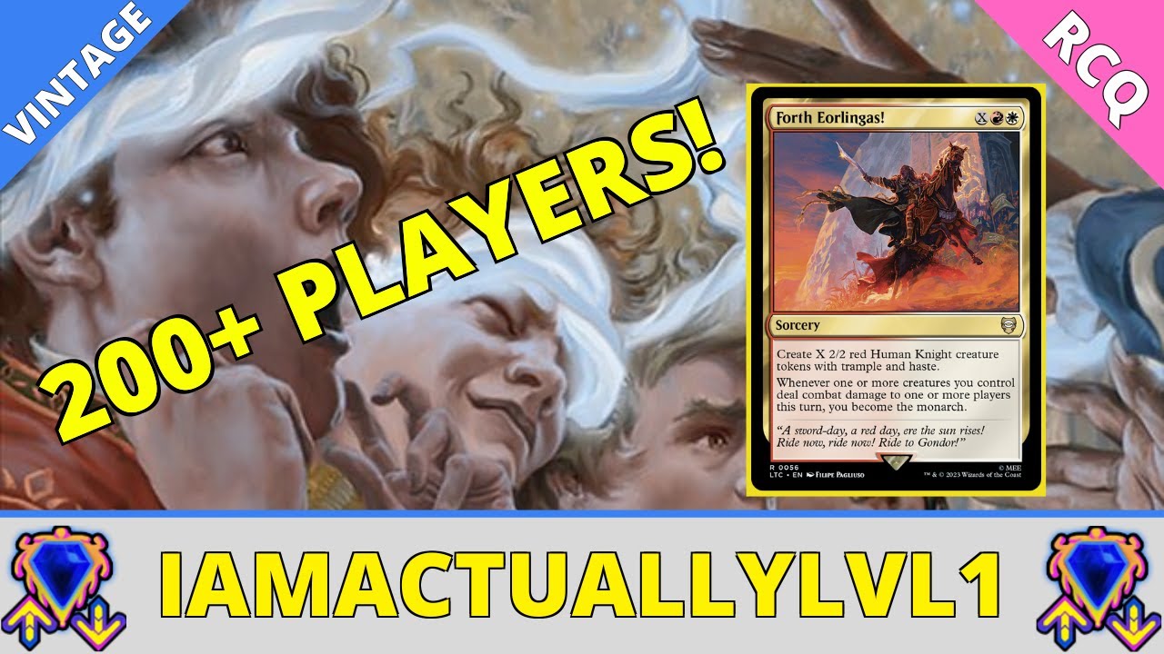 HUGE 200+ player Vintage Super RCQ! - Lurrus PO Gameplay