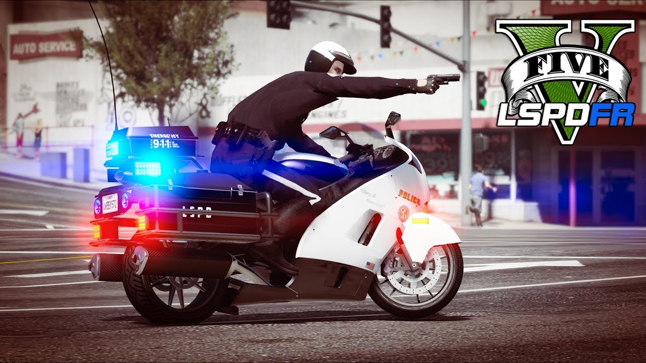 GTA 5 - LSPDFR Ep160 - Epic Police Bike Patrol!!