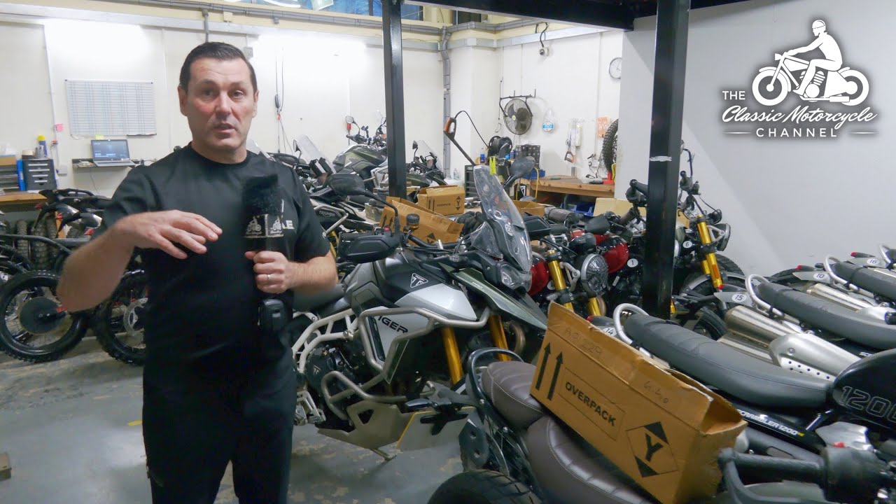 Triumph Adventure Experience, Wales - Tour of Entire Premises & Press Ride Day