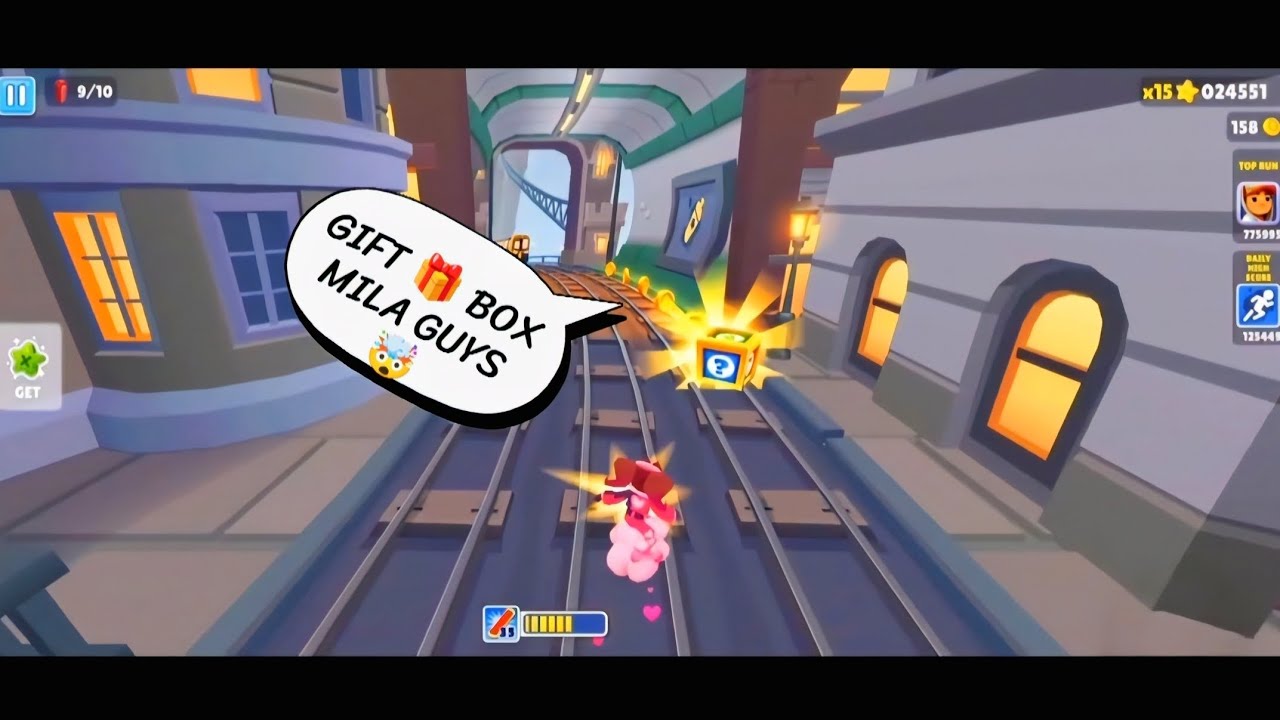 GIFT 🎁 BOX 🤯। SUBWAY 🚇 SURFERS। IDLE INSAAN 🤘। 51/365 DAYS। #subwaysurfers #viral #video 