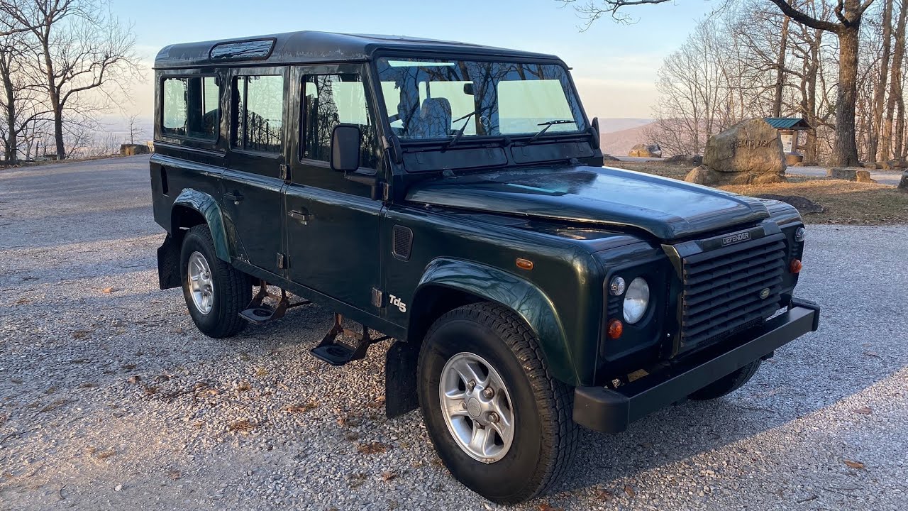 2000 Land Rover Defender 110 TD5 w/ air con start up, walk around and short drive