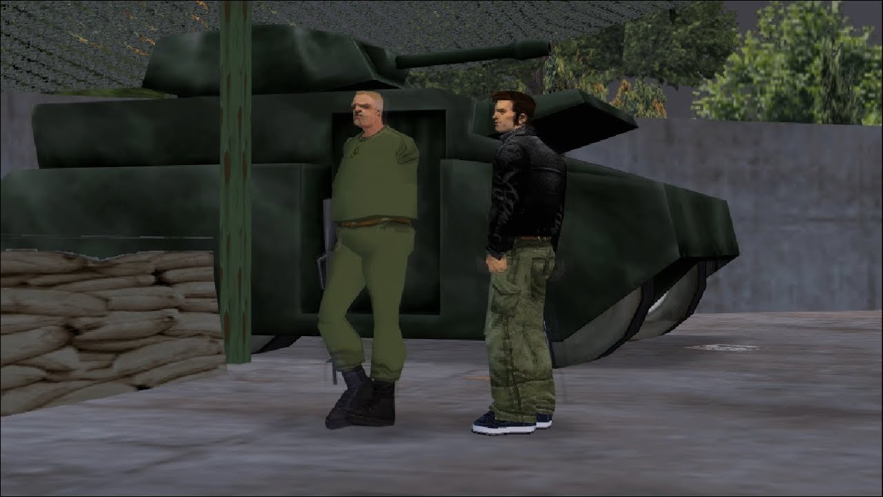 Claudio ayuda a Phil Cassidy con unos colombianos en GTA III