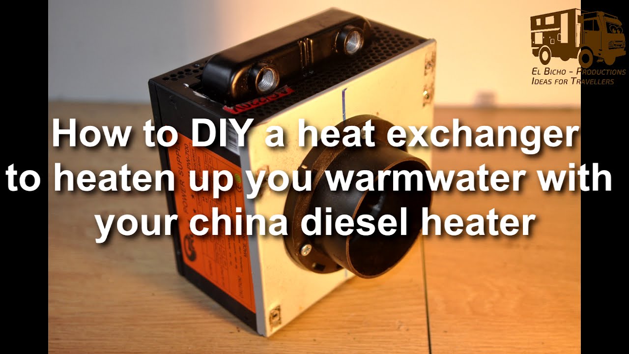 Hot showers in your camper with a china heater