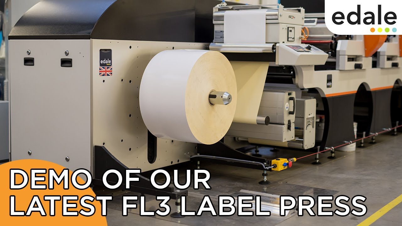 FL3 - Short demo of our latest generation FL3 Flexo label and packaging press