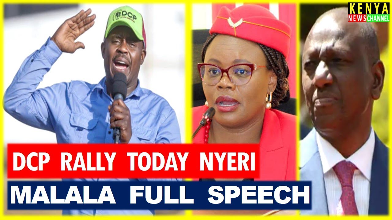 THIS IS HOT! Cleophas Malala DECLARES WAR on Wamuchomba & Ruto with Gachagua today DCP Rally Nyeri