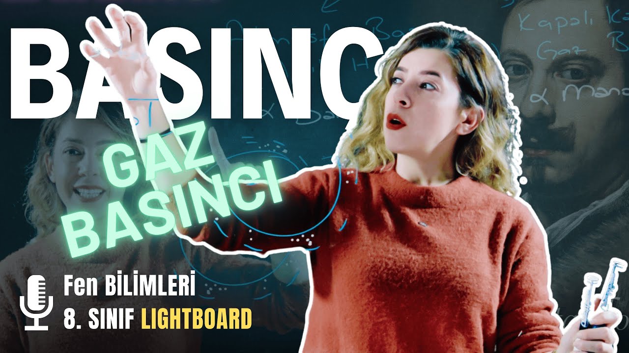 Gaz Basıncı | Derya Hoca Yayında | #Lightboard Dersleri | #Fen Bilgisi
