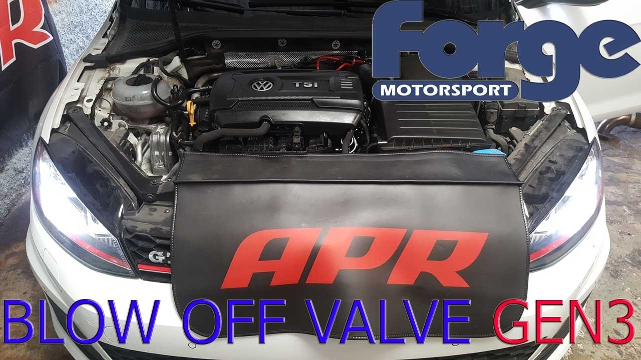 FORGE Blow Off Valve Installation / Sound (DIY) GTI MK7