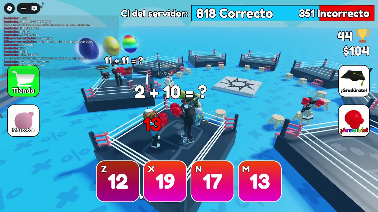 Jugando Boxeo Matemático 🍎 (1) @Fandelalinea10y57