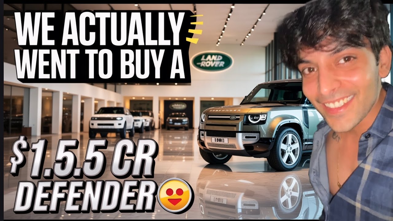 We Actually Went to Buy a ₹1.5 Crore Defender 😱🔥