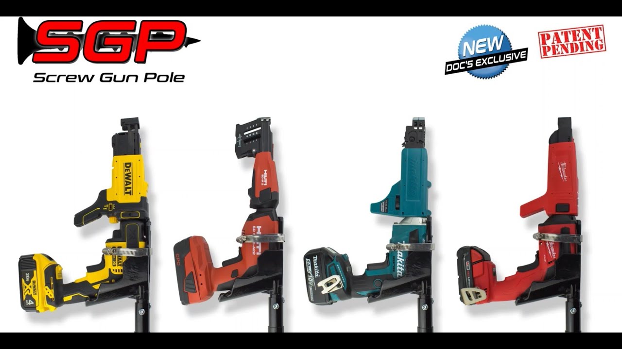 SGP Extension Pole For Hilti, DeWalt, Makita, MiIwaukee Collated Drywall Screw Guns