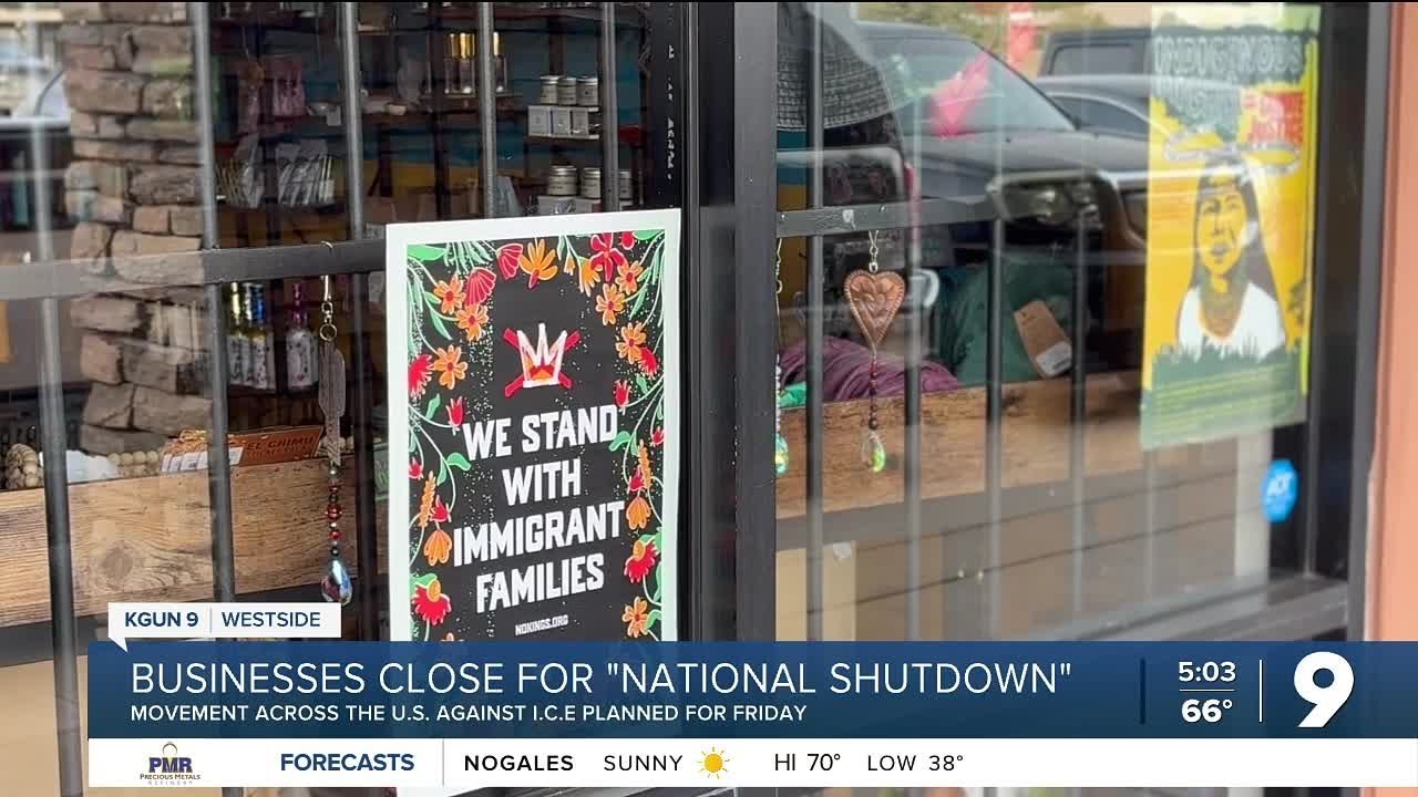 Tucson businesses announce plans to close Friday for ICE Out! day of action