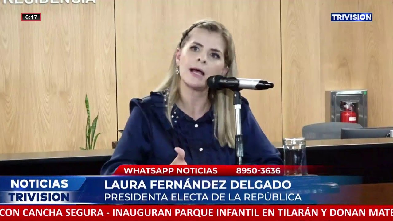 La Presidenta electa Laura Fernández, prioriza en 7 proyectos claves para el país.