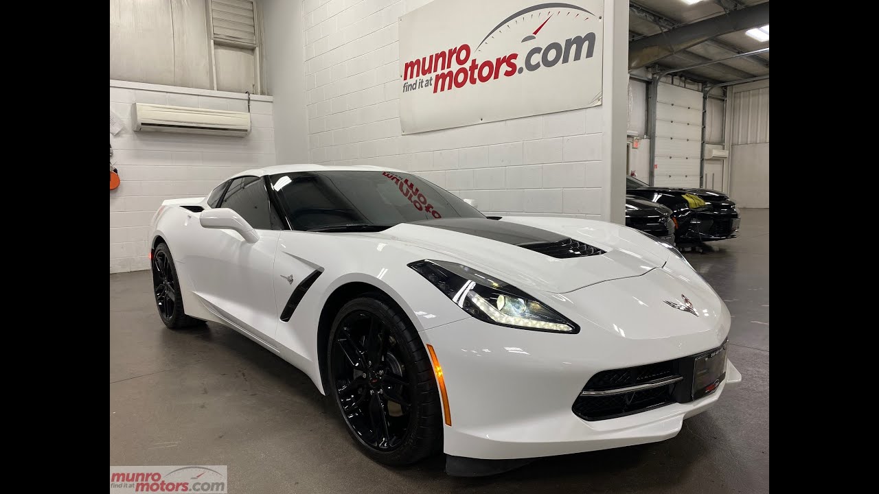 2019 ChevroletSOLDSOLDSOLD Corvette Stingray 1LT Arctic White with Adrenaline with just 22k kms!