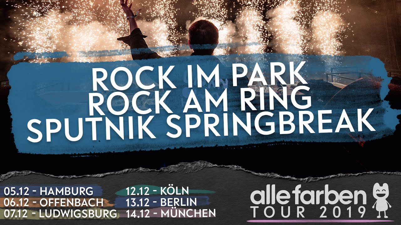 ROCK IM PARK - ROCK AM RING - SPUTNIK SPRINGBREAK x ALLE FARBEN TOUR 2019