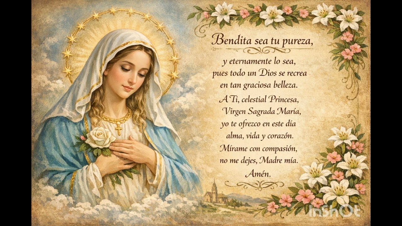Bendita sea tu pureza – Mi humilde cover para la Virgen