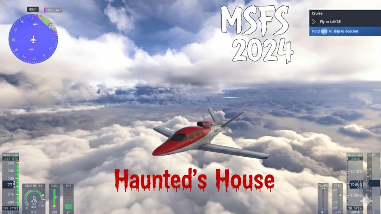 MSFS 2024 Ps5 Live Haunted's House
