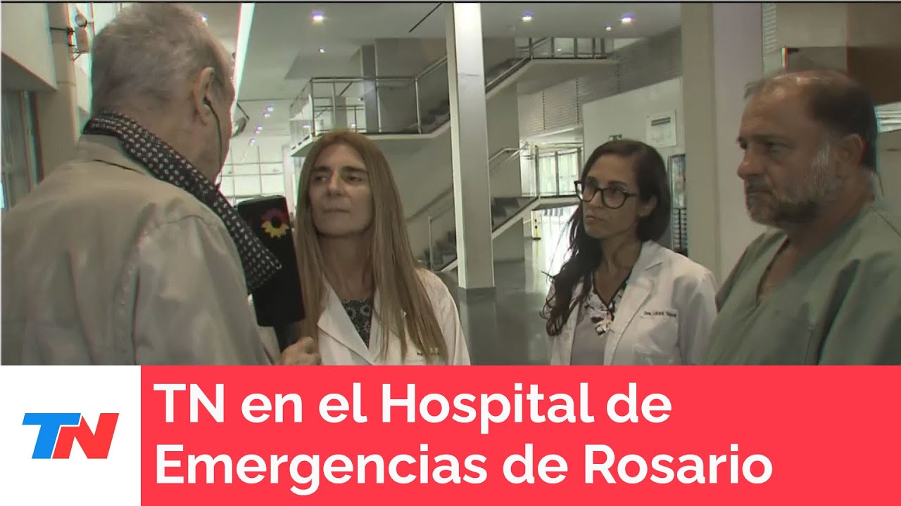 NARCOTERROR EN ROSARIO: TN en el Hospital de Emergencias Clemente Álvarez