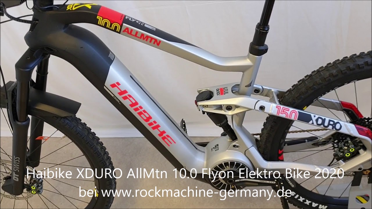 New!! Haibike XDURO AllMtn 10.0 Flyon HPR120S Intube 630WH Econnect Sram XX1 Eagle Elektro Bike 2020