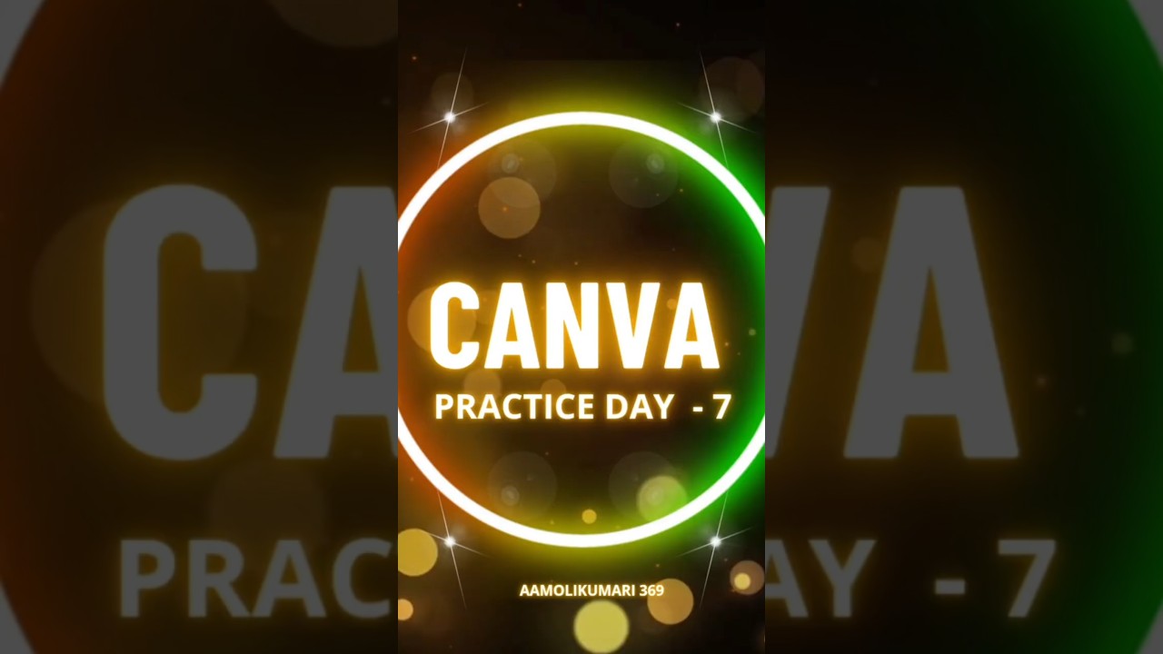 Canva Practice Day 7 👍 mind fresh 