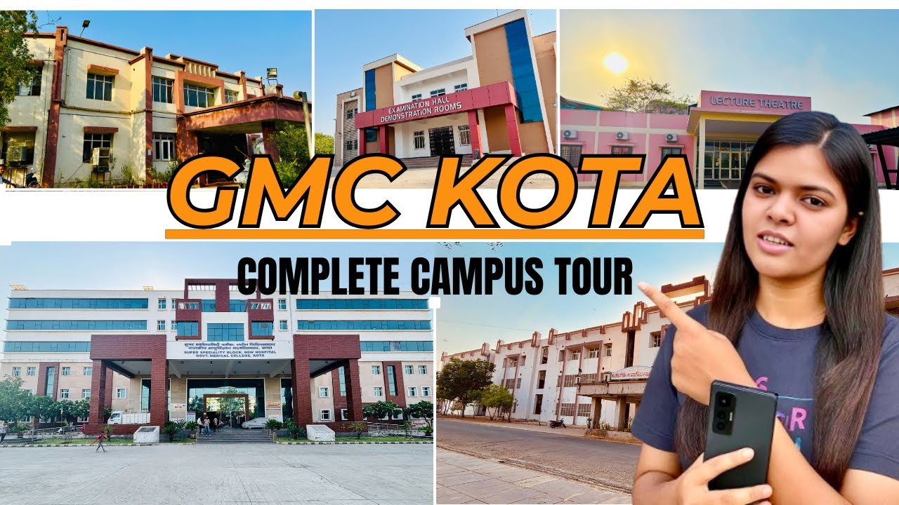 GMC Kota Campus Tour 2025 💕| GMC Kota Walkthrough | College, Hospital, Labs, Library & More!