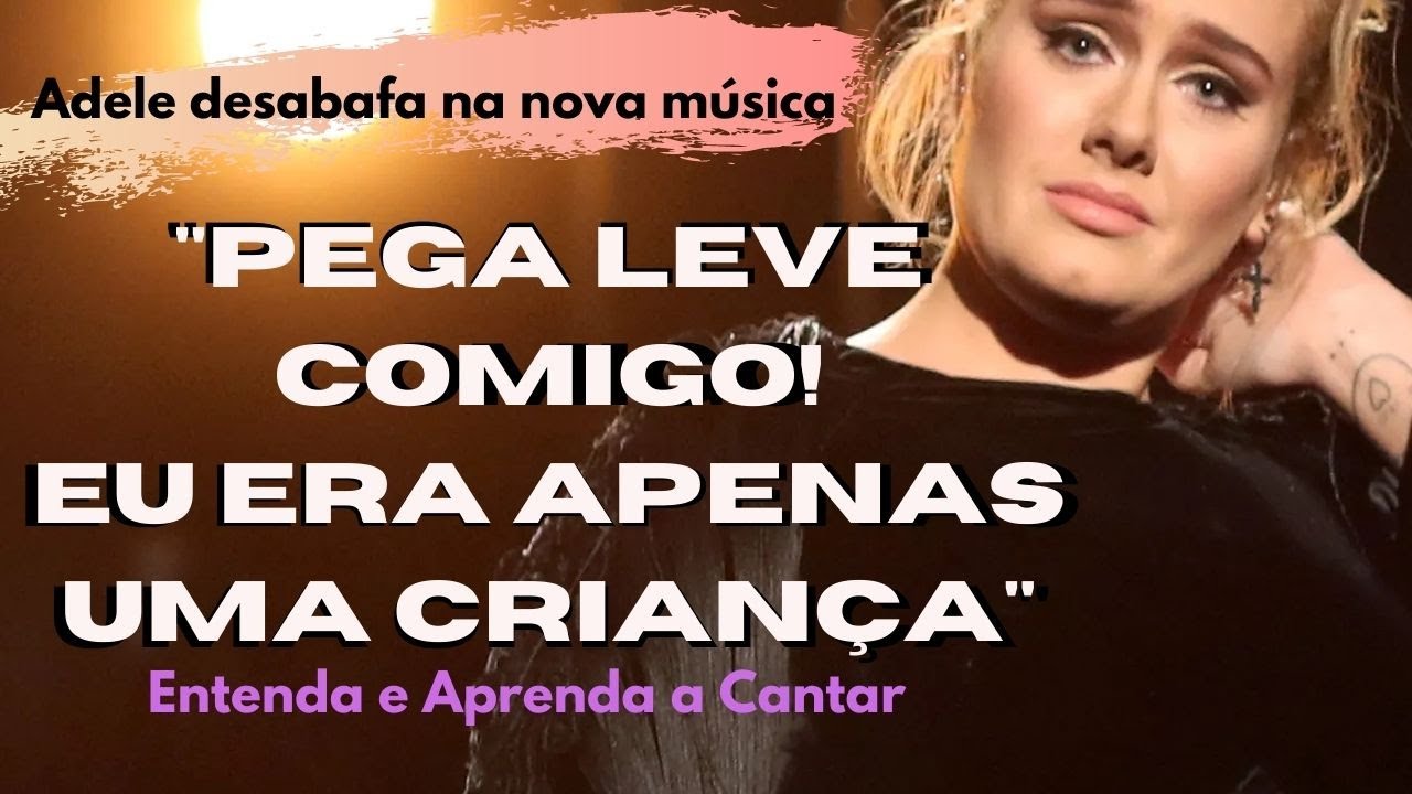 AULA DE INGLÊS com ADELE  EASY ON ME