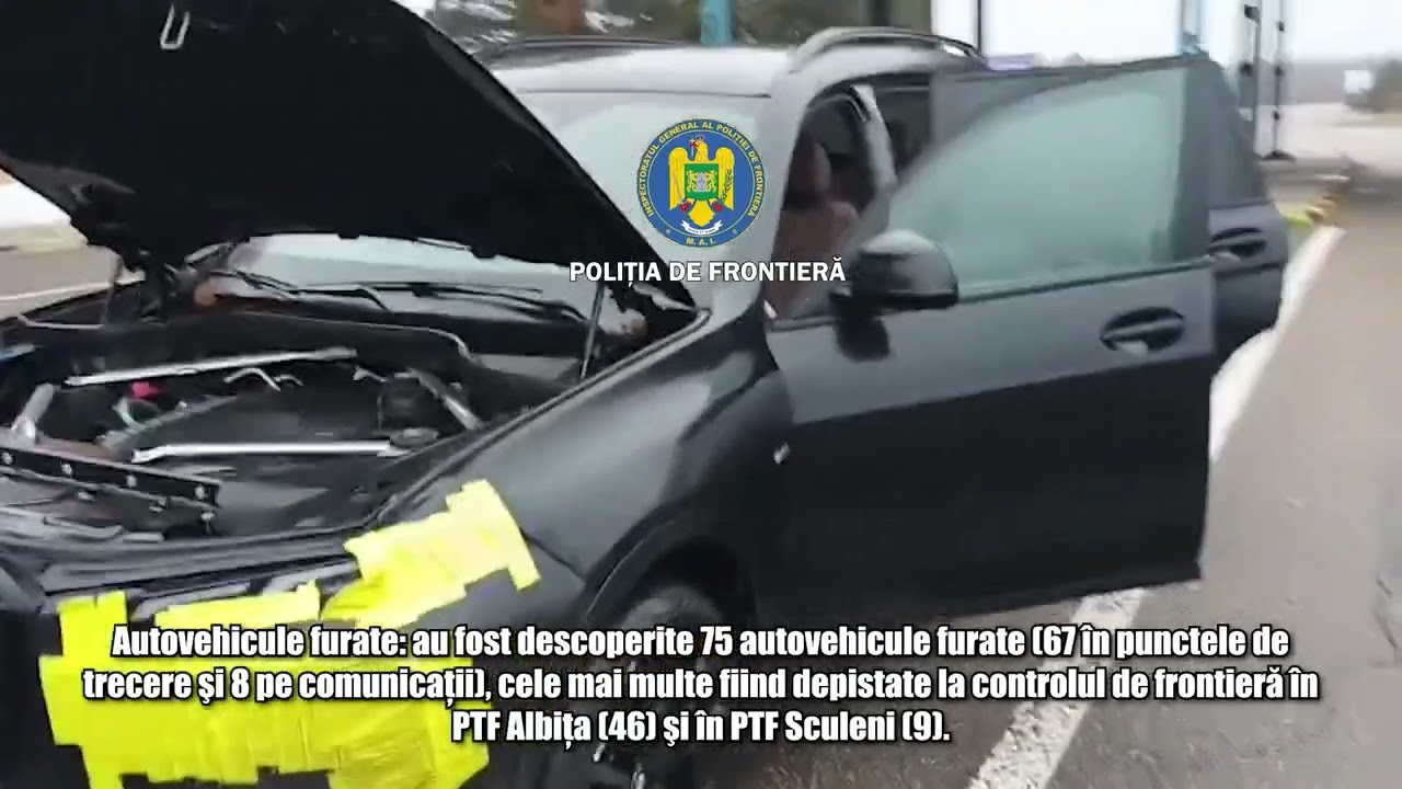 Bilanţul activităţilor desfăşurate de poliţiştii de frontieră din cadrul ITPF Iași, în anul 2025