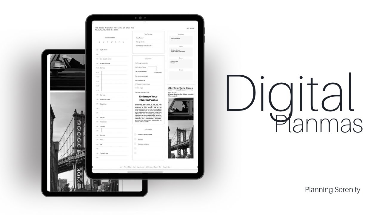 PLANMAS DAY 5 🎄✨ DAILY SPREAD FOR A BUSY DAY