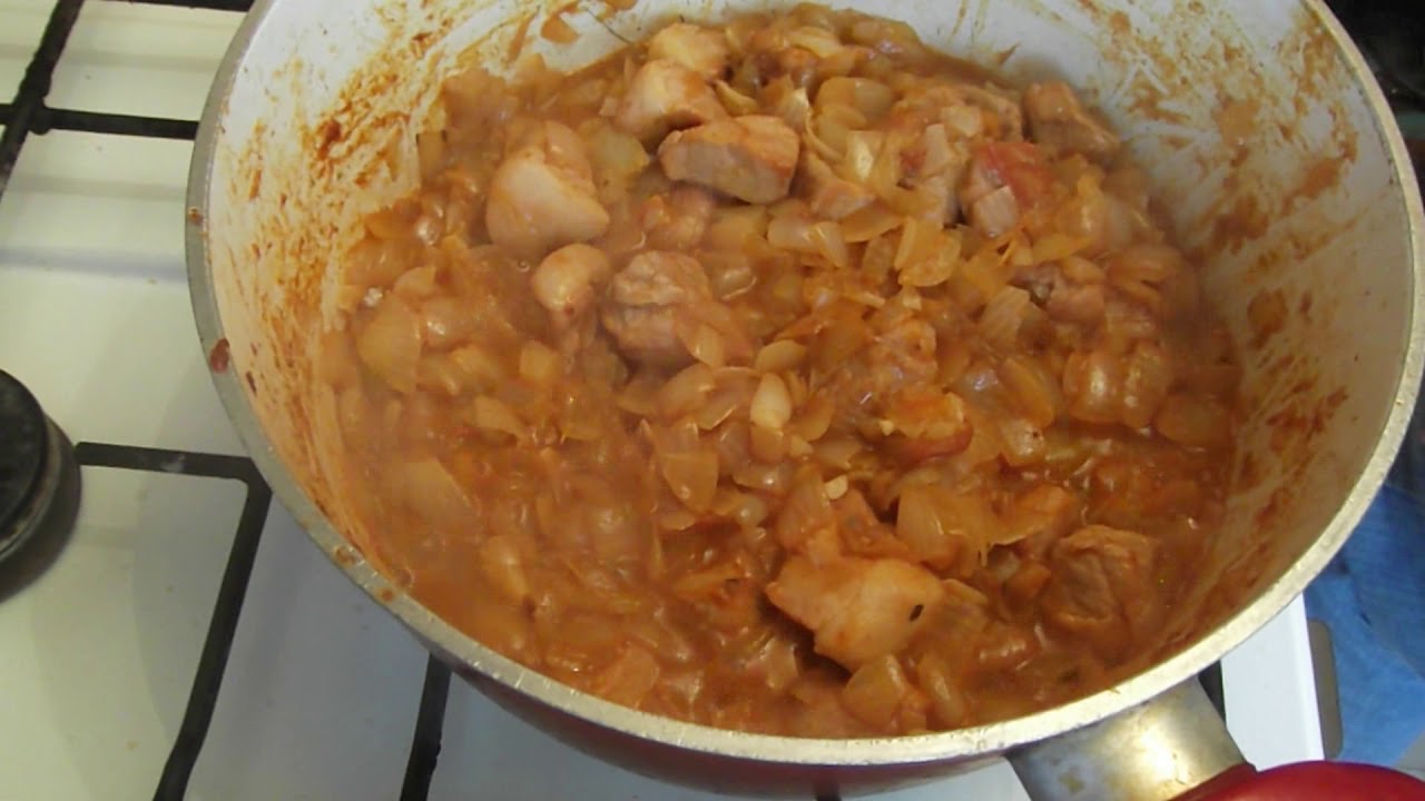 Gulasch nach Omas Rezept.Гуляш к бабушкиному рецепту