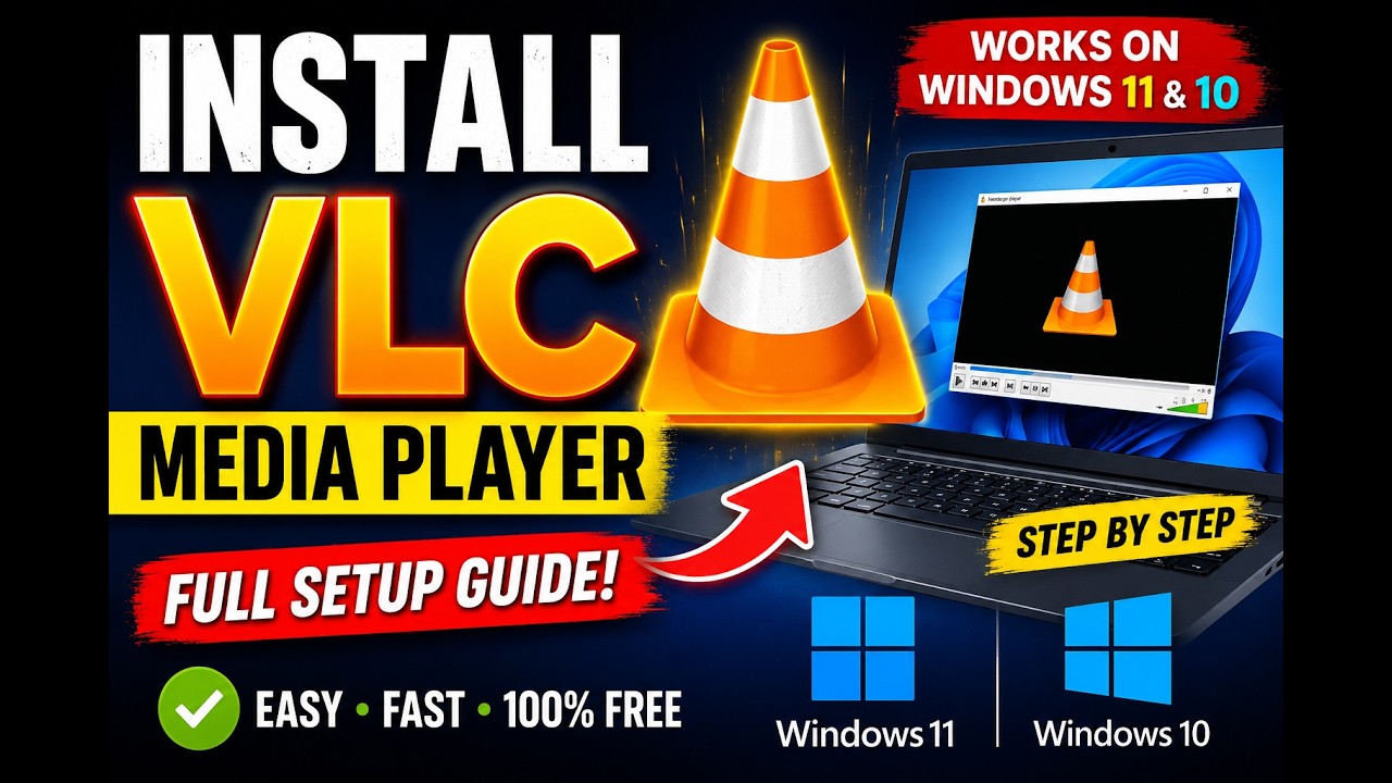 How to Install VLC Media Player on Windows 11 & 10 | Full Setup Guide