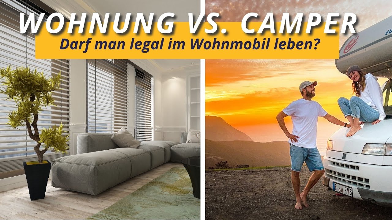 Wohnmobil statt Wohnung - kann man im Camper leben? Und ist es wirklich g&uuml;nstiger?