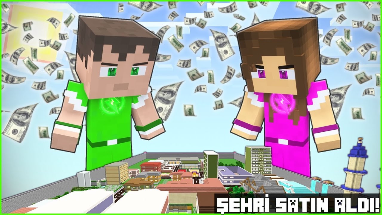 ELEKTRİK ADAM LEYLA VE MECNUN ŞEHRİ SATIN ALDI! 🤑 - Minecraft ZENGİN FAKİR HAYATI
